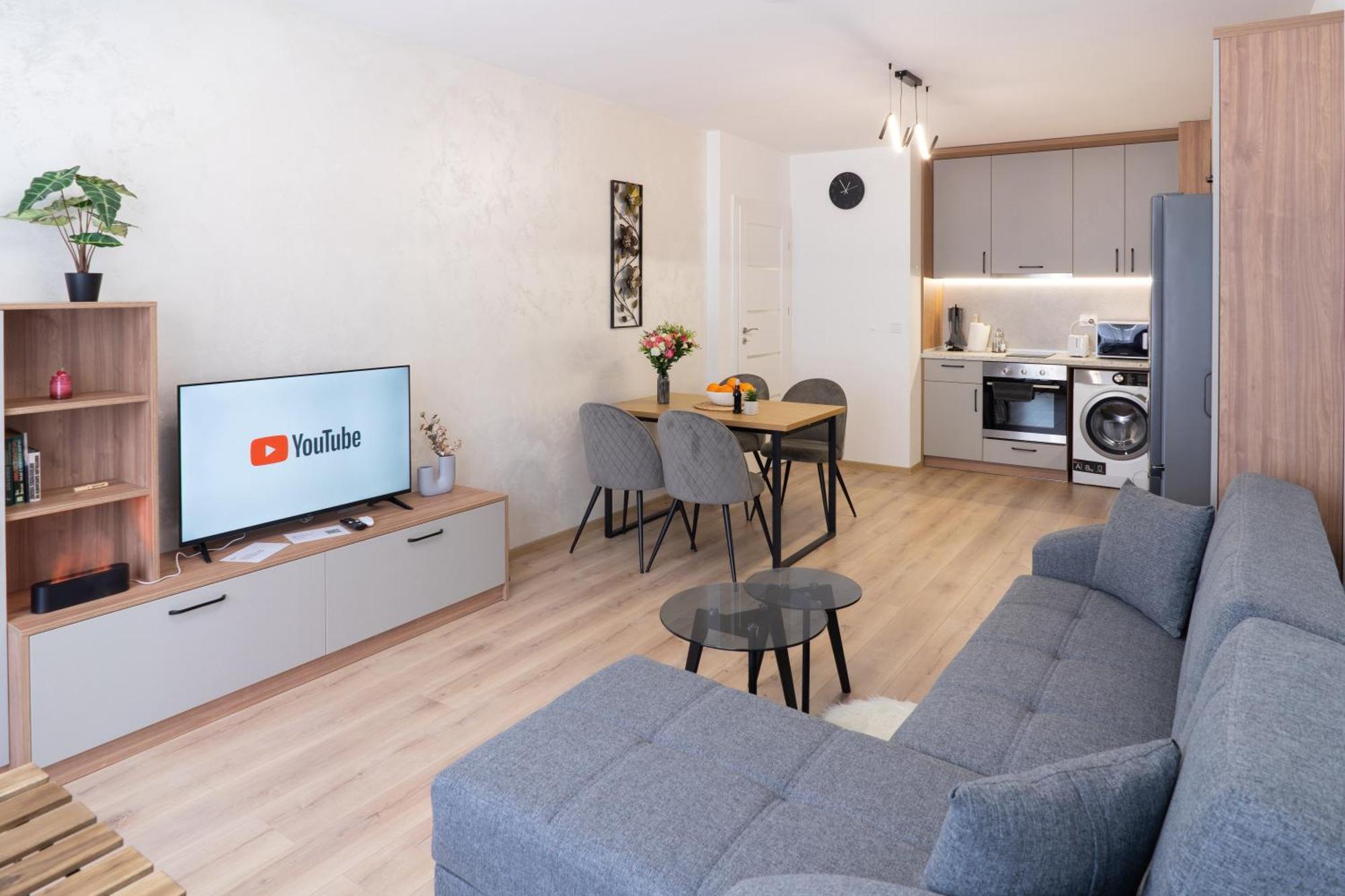 New Modern & Cozy Apartment With Free Parking Варна Екстер'єр фото